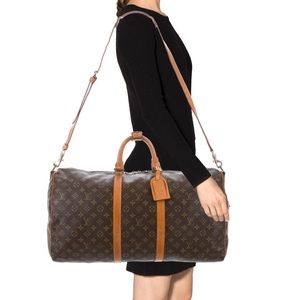 Louis Vuitton Monogram Keepall 55 Bag